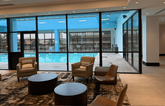 Sheraton indoor pool and lounge